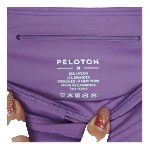 Peloton Women's‎ Purple High-Waist Workout Leggings - Size M - Picture 5 of 6